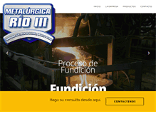 Tablet Screenshot of metalurgicario3.com.ar